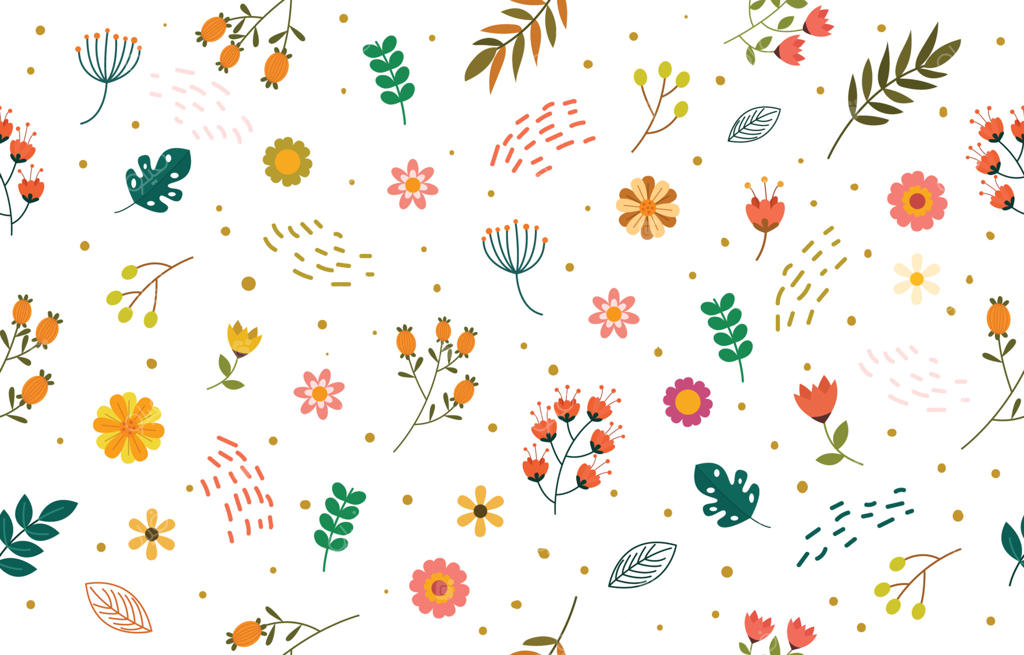 پترن یکپارچه گل بهاری