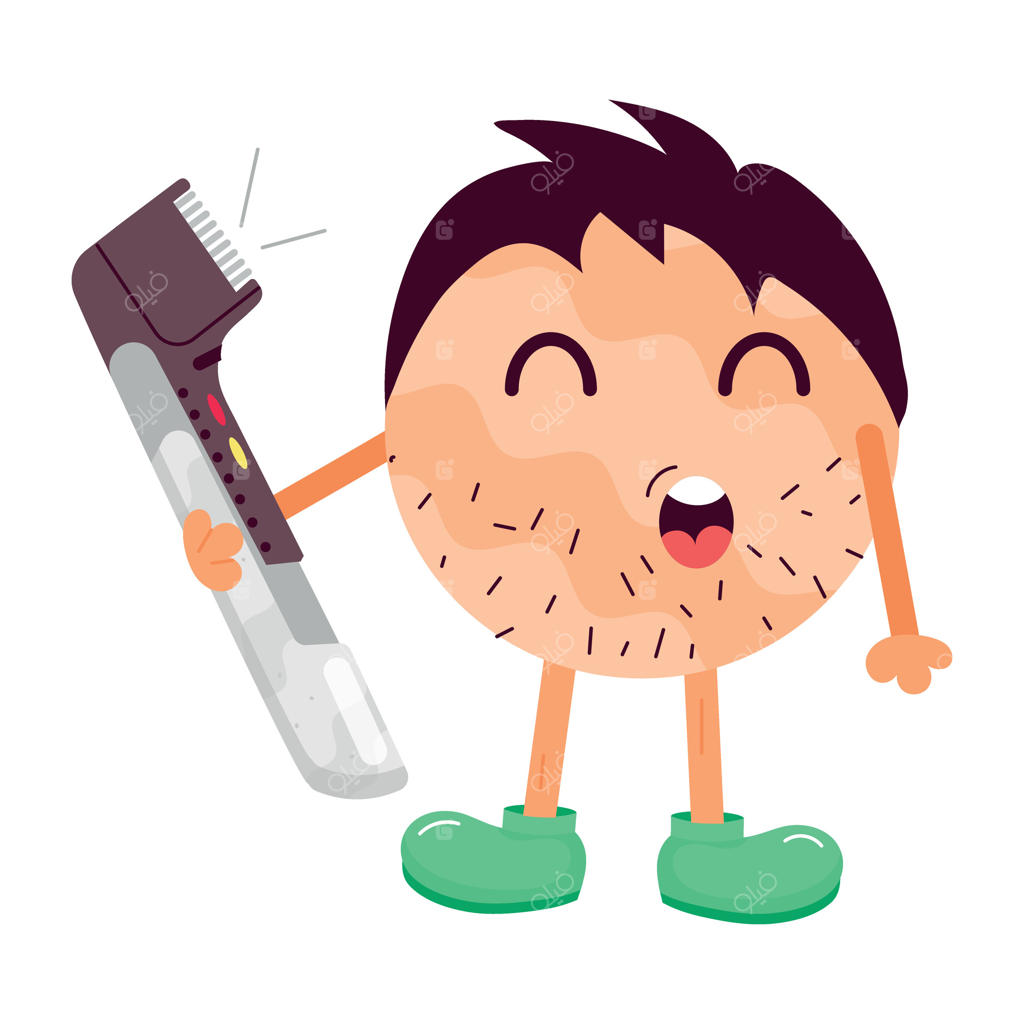 مجموعه برچسب‌های آرایشگاهی به سبک تخت