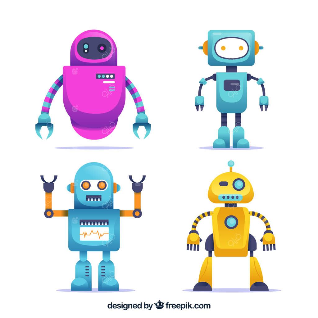مجموعه شخصیت‌ ربات‌های دو‌بعدی