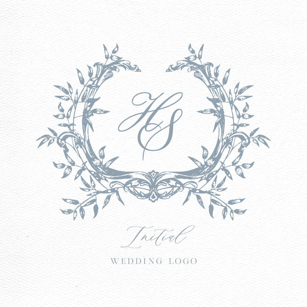 لوگو و مونوگرام عروسی با حروف Hs