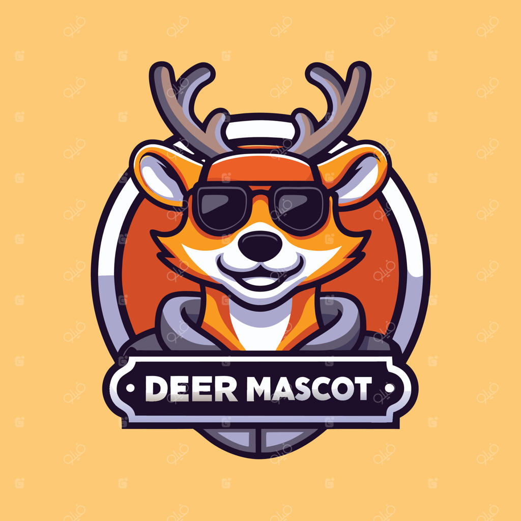 طراحی لوگوی مسکات گوزن