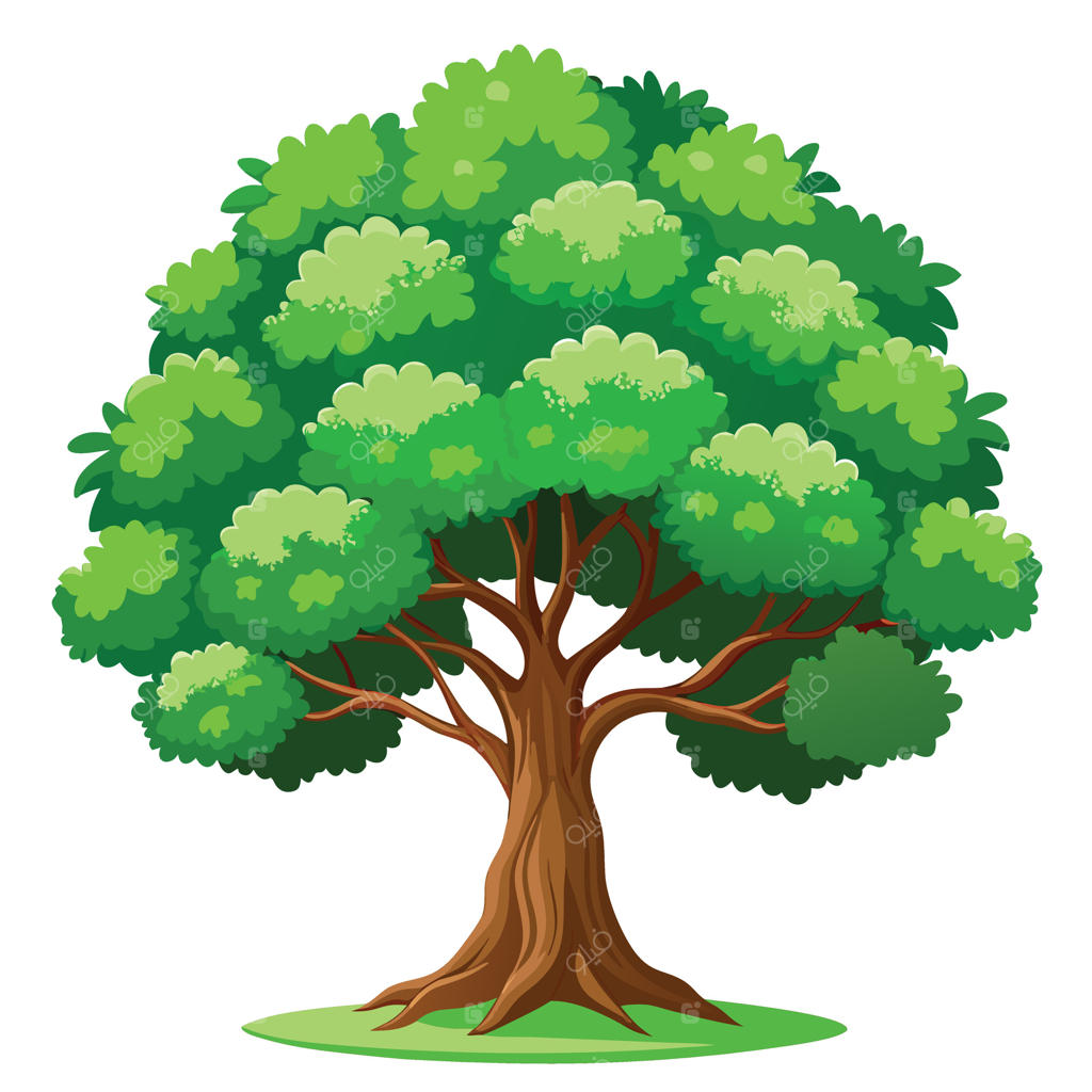 طرح زنده درخت بلوط تابستانی