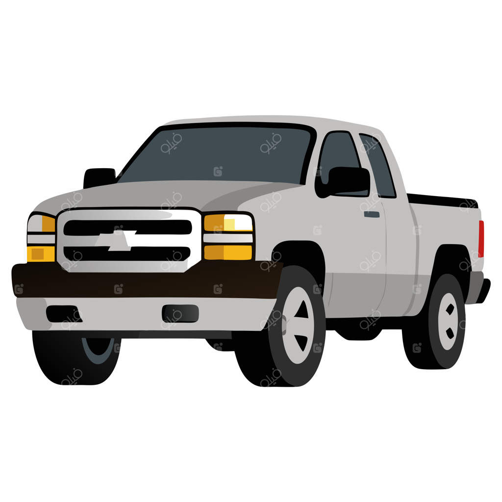 کامیونت شورولت نقره‌ای