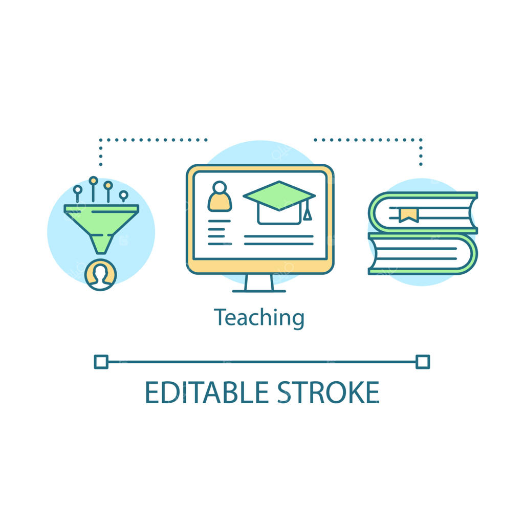 آیکون مفهومی آموزش. تصویرسازی خطی مطالعه آنلاین و ایده یادگیری الکترونیکی. وکتور طرح خطی مدرک فارغ‌التحصیلی. کلاس‌ها و دوره‌های اینترنتی، کتابخانه مجازی. با خطوط قابل ویرایش