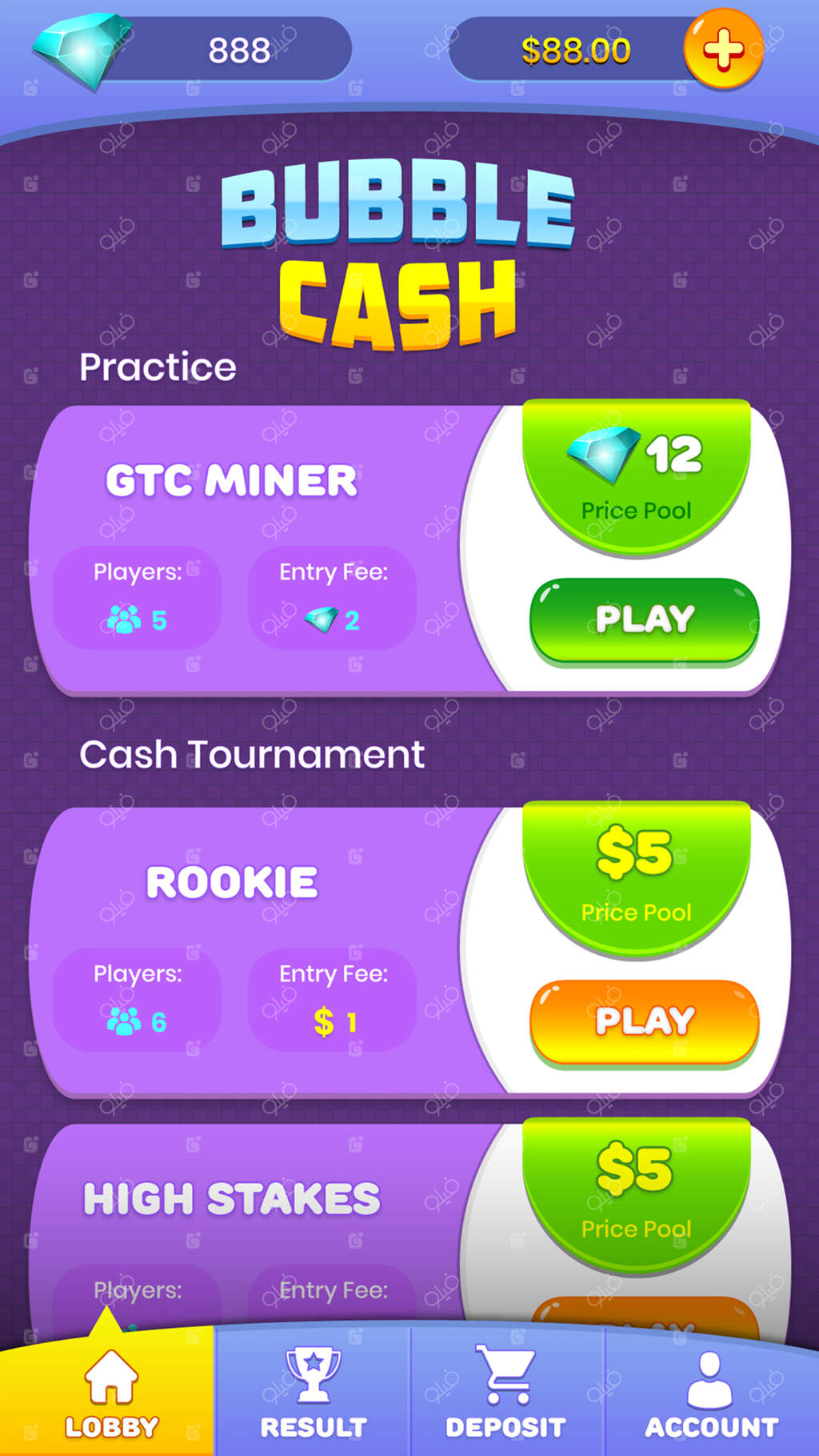 طراحی رابط کاربری بازی و عناصر گرافیکی: کیت رابط کاربری بازی‌های کژوال، منوها، صفحات پاپ‌آپ و عناصر بازی - وکتور پریمیوم