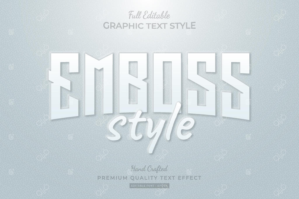 سبک فونت برجسته قابل ویرایش و پریمیوم