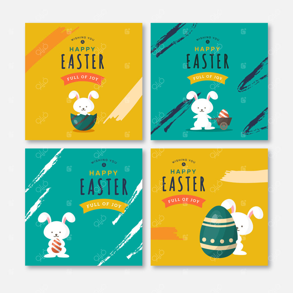 مجموعه کارت‌های عید پاک