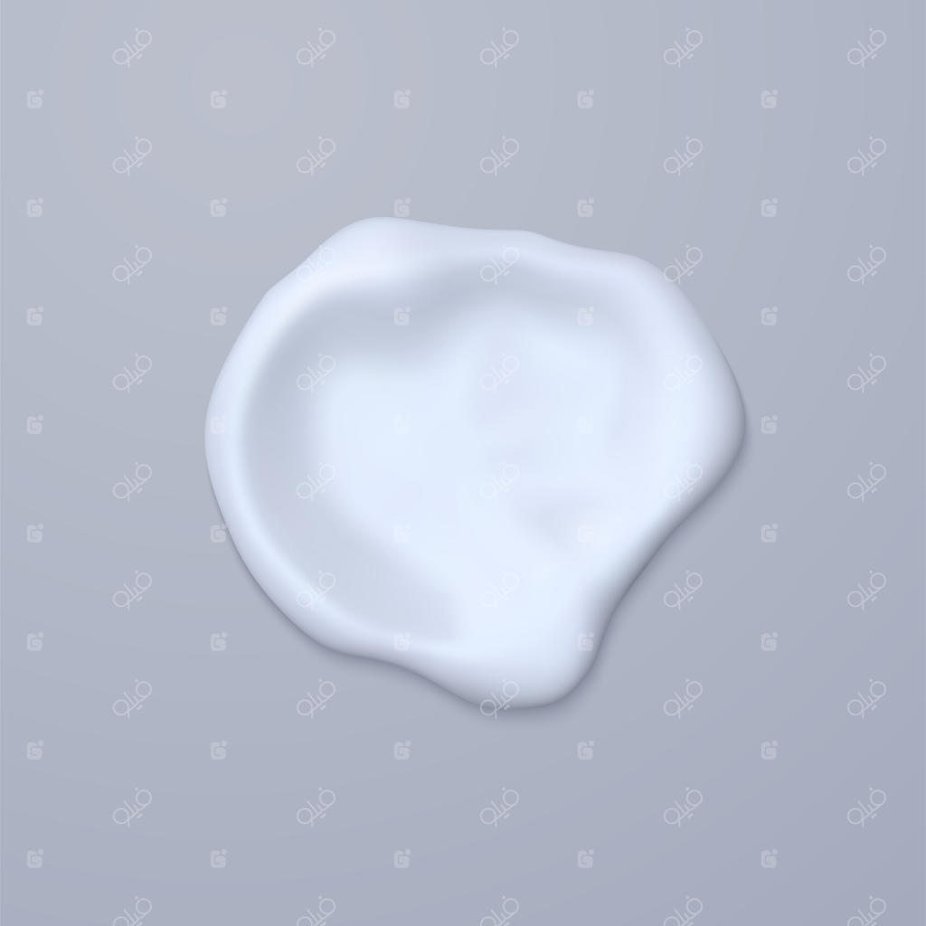 ردِ کرم پخش‌شده روی پس‌زمینه خاکستری