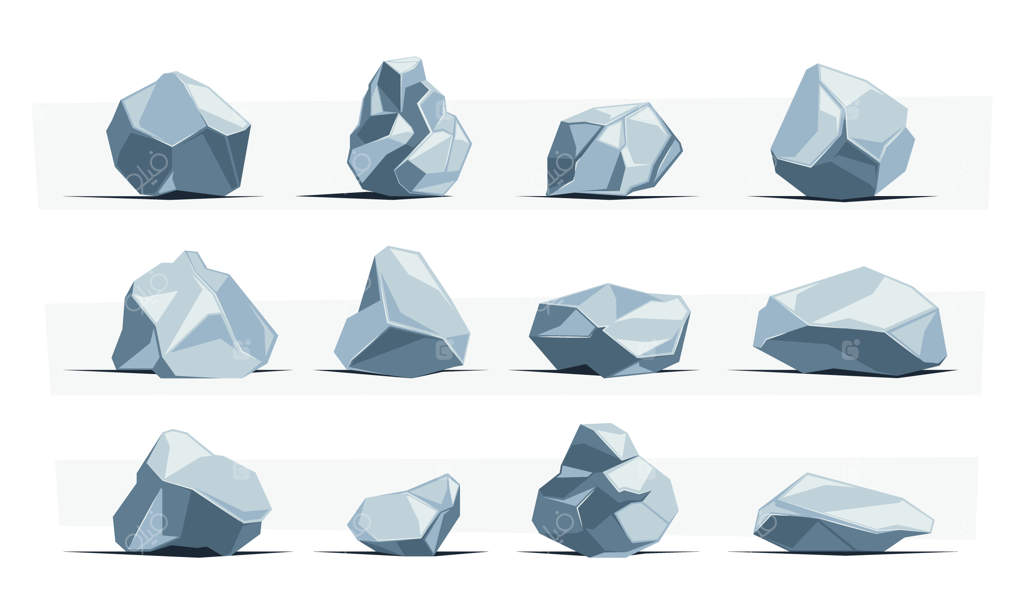 مجموعه سنگ‌های طبیعی و معدنی: سنگ‌های قدرتمند و رنگارنگ در یک مجموعه مجزا