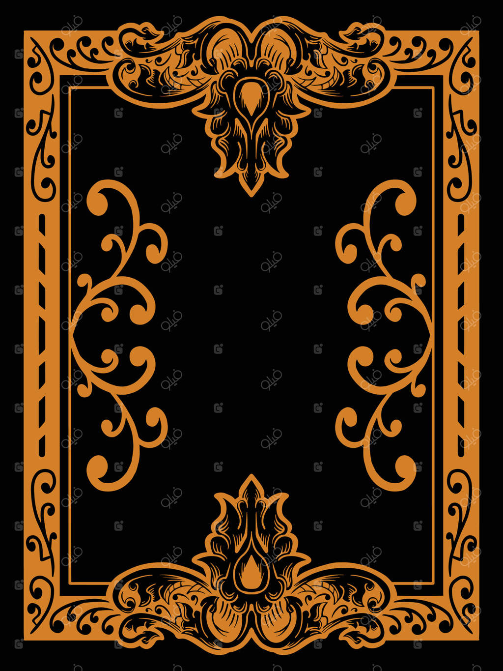 حاشیه‌ زینتی باغ به سبک قدیمی و باشکوه