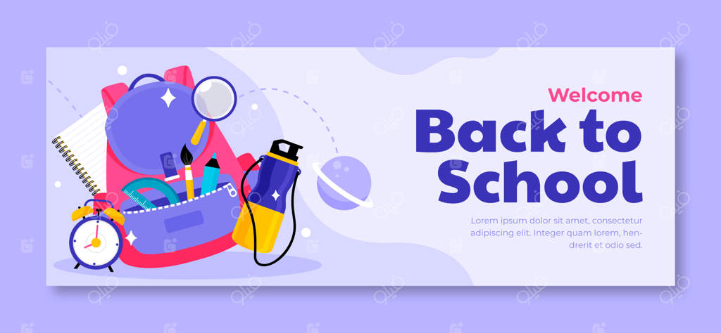 قالب جلد شبکه‌های اجتماعی برای فصل بازگشت به مدرسه