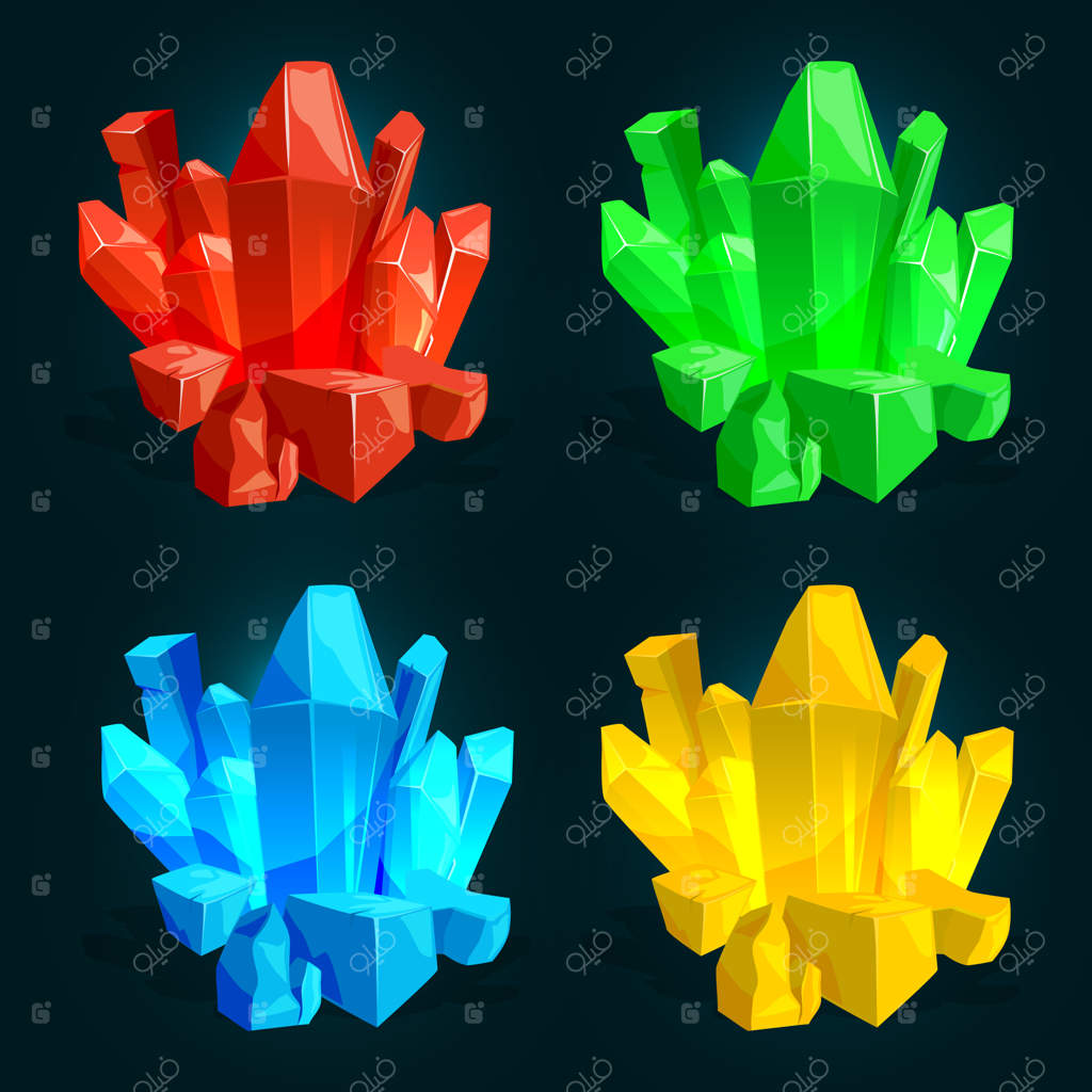 سیم‌های کابل برق با آمپراژ و رنگ‌های مختلف - تصویرسازی وکتور به سبک کارتونی