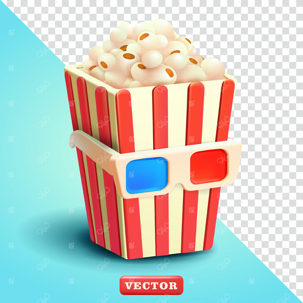 ذرت بوداده از عینک سه‌بعدی استفاده می‌کند؛ مناسب برای سینما و عناصر طراحی