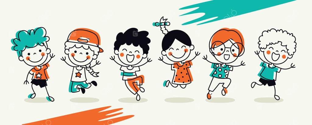 نقاشی دستی کودکان کارتونی و بامزه