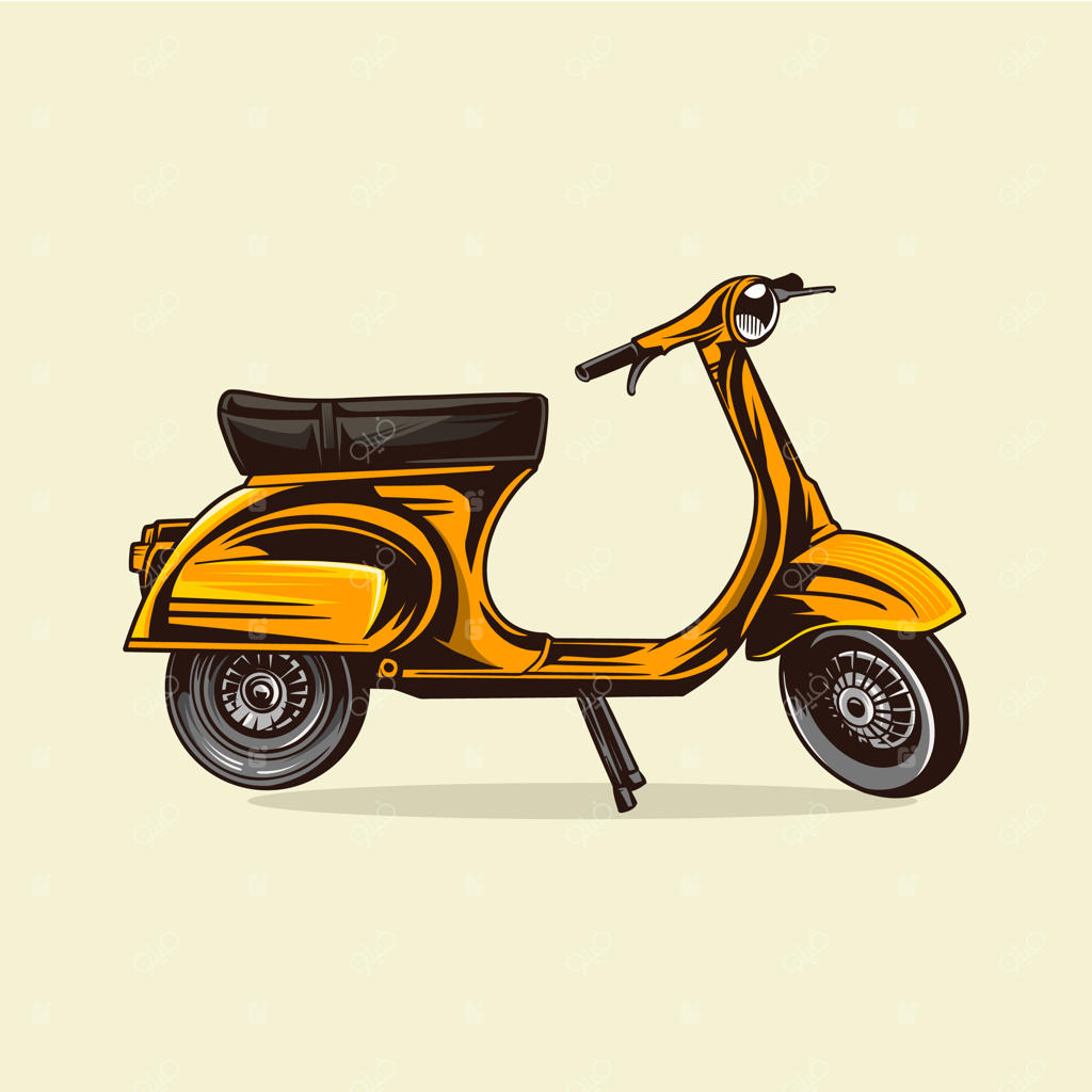 تصویرسازی وسایل نقلیه اسکوتر
