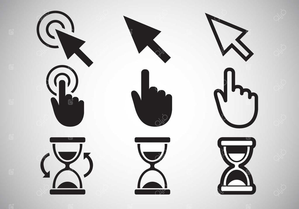 نشانگر موس رایگان وکتور