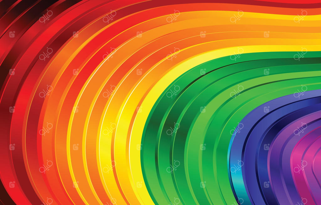 طرح پس‌زمینه انتزاعی رنگارنگ