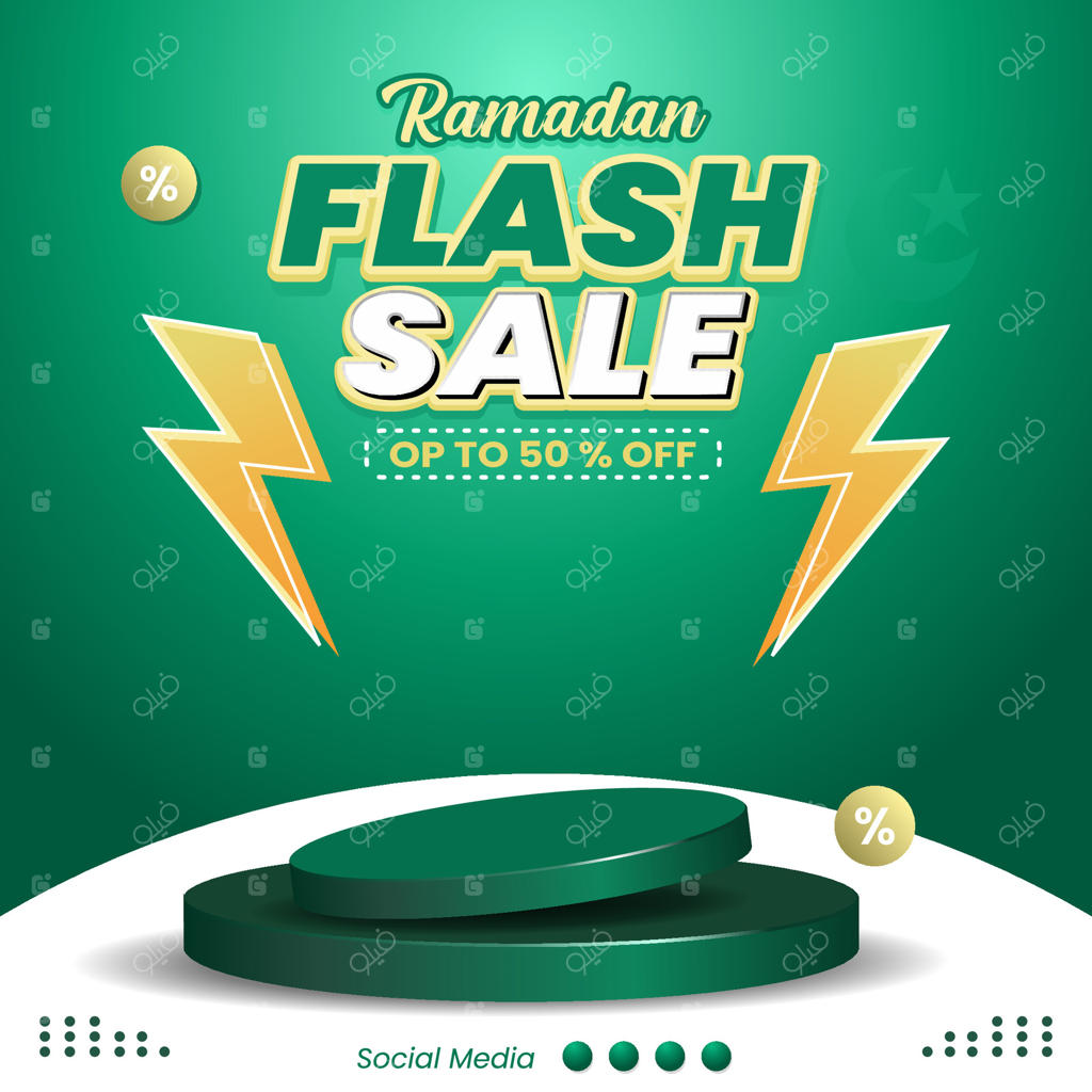 قالب بنر فروش ویژه رمضان کریم