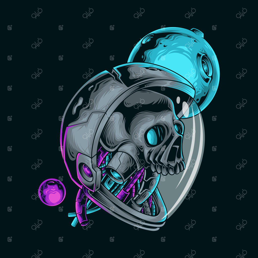 تصویرسازی وکتور فضانورد