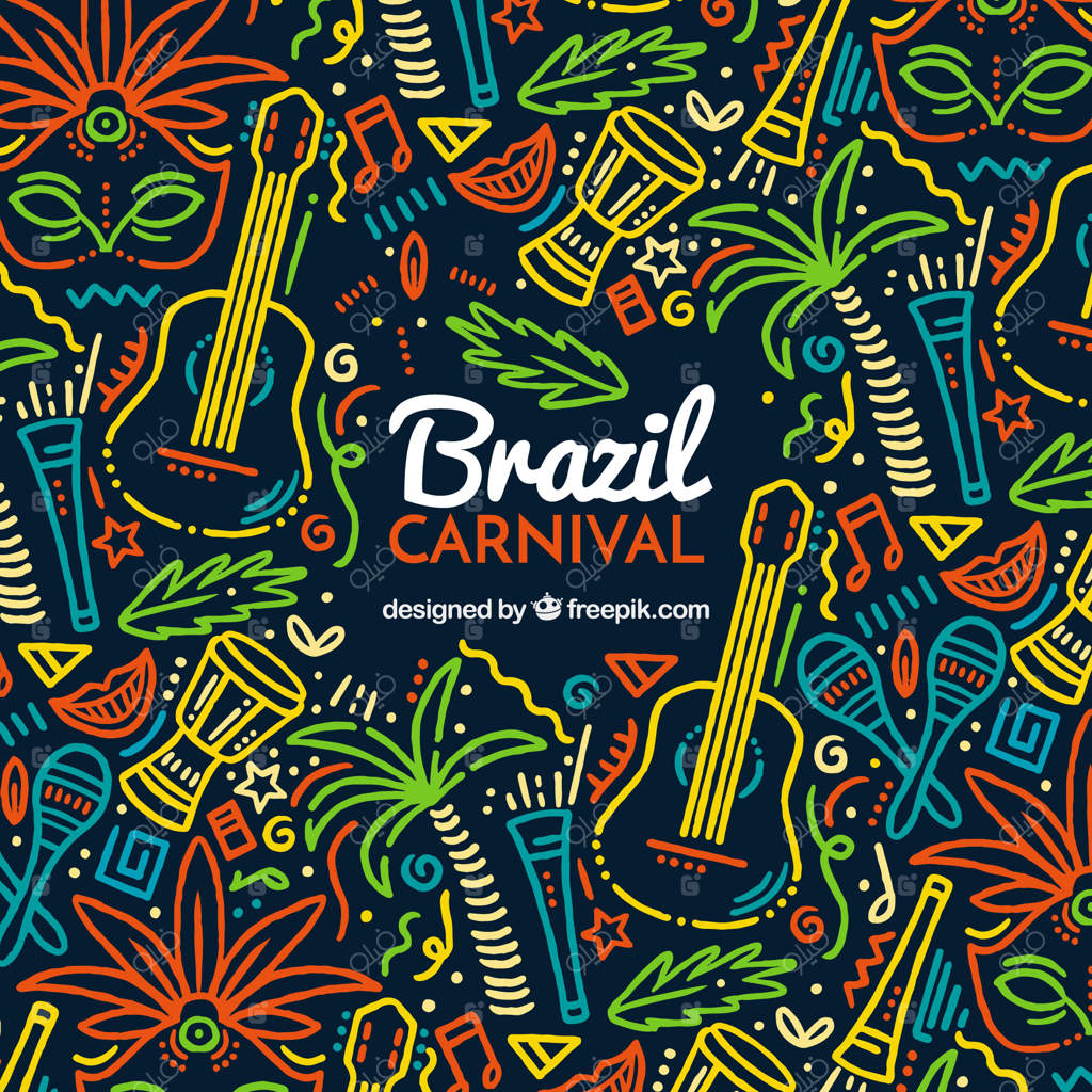 پس‌زمینه خلاقانه کارناوال رنگارنگ