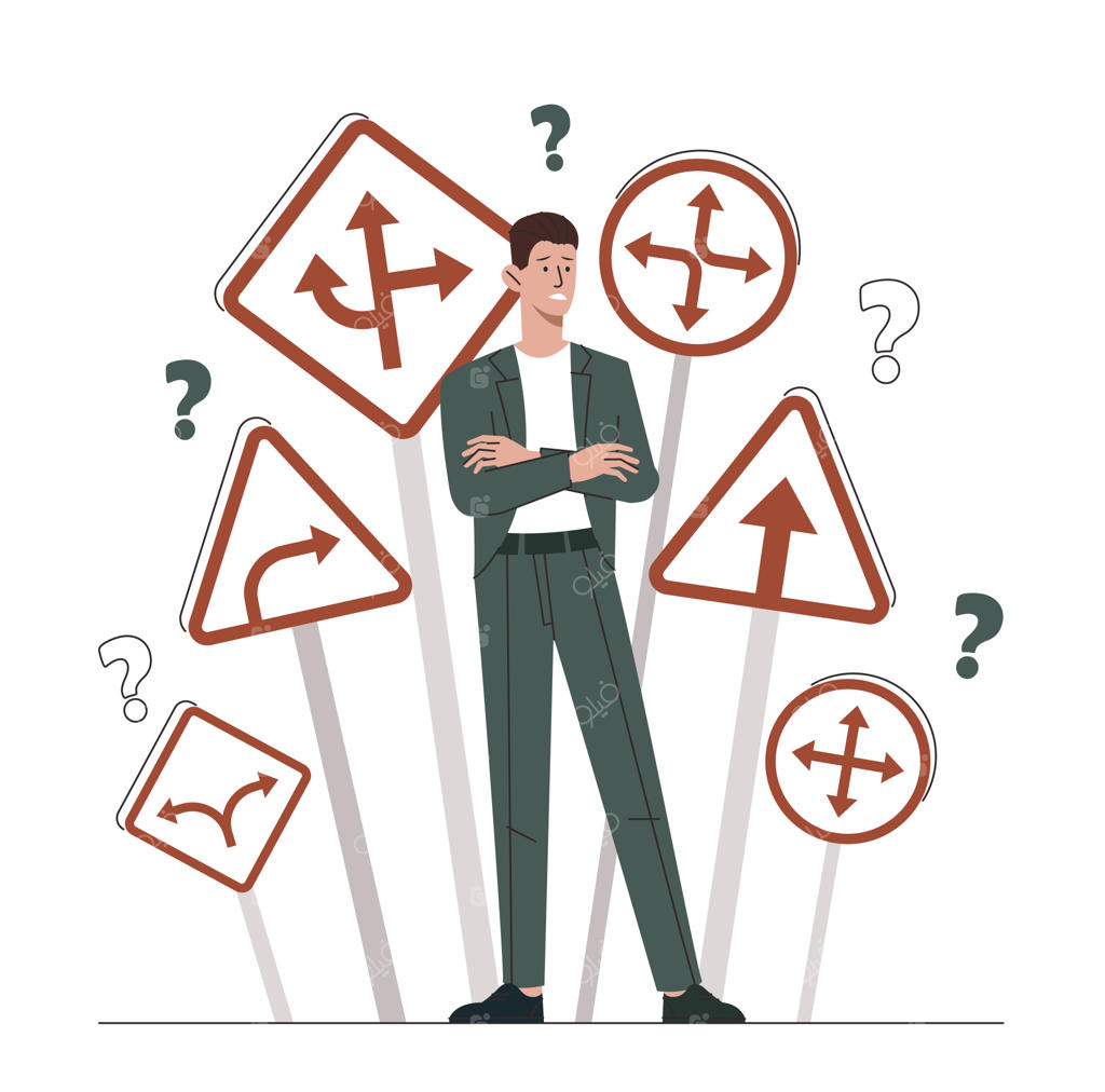 مرد راه خود را انتخاب می‌کند