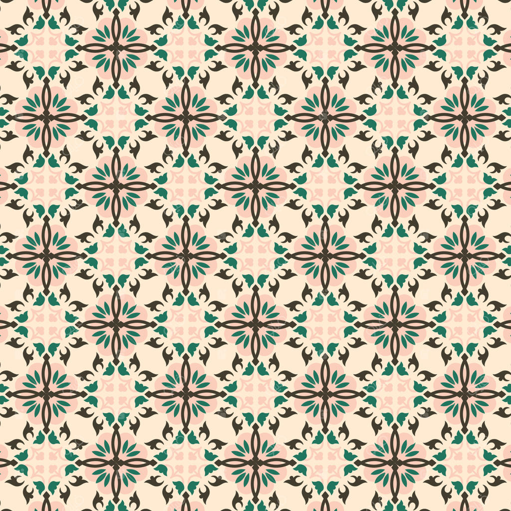 طرح گل‌دار برای الهام از دکوراسیون منزل: وکتور حرفه‌ای