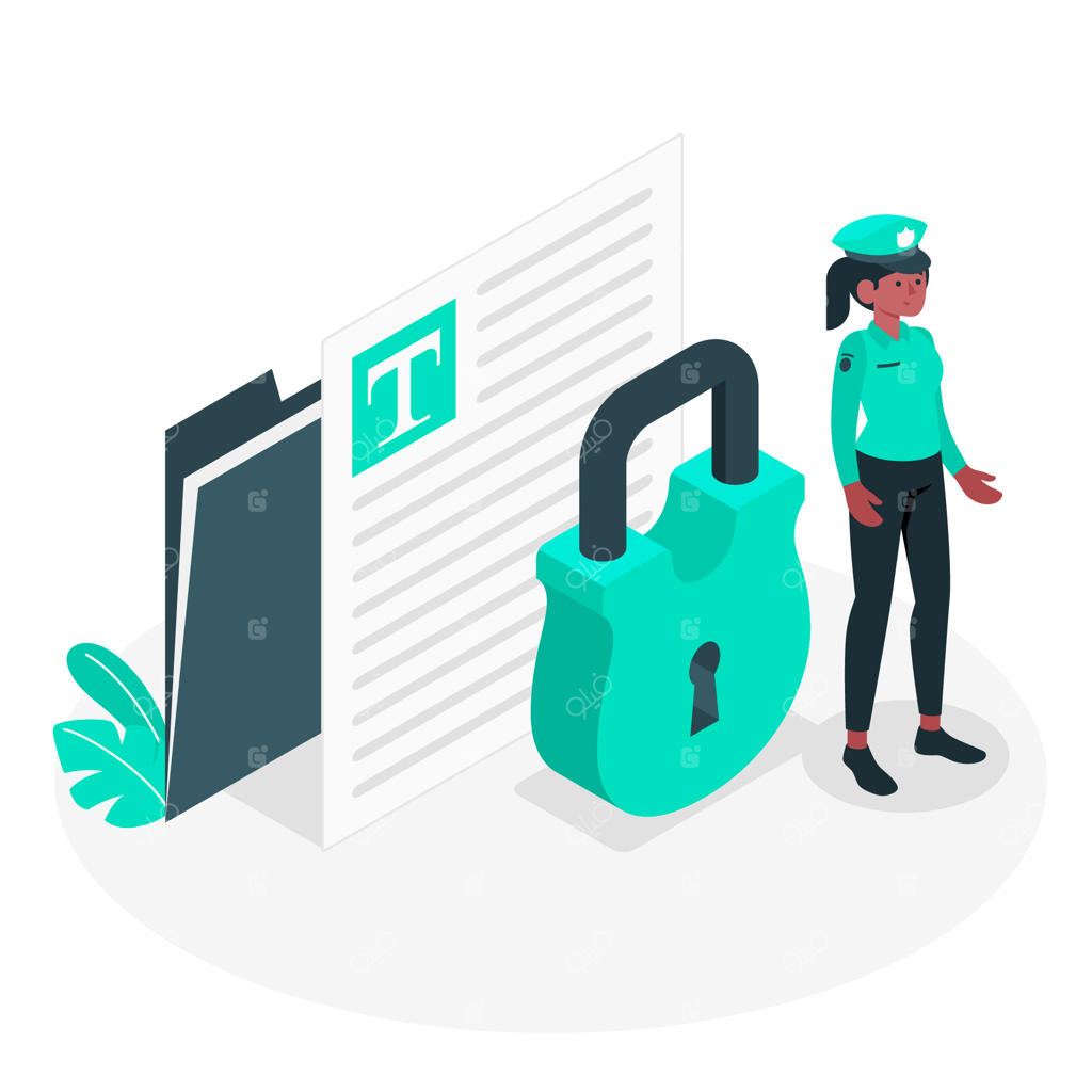 تصویرسازی مفهوم ایمنی