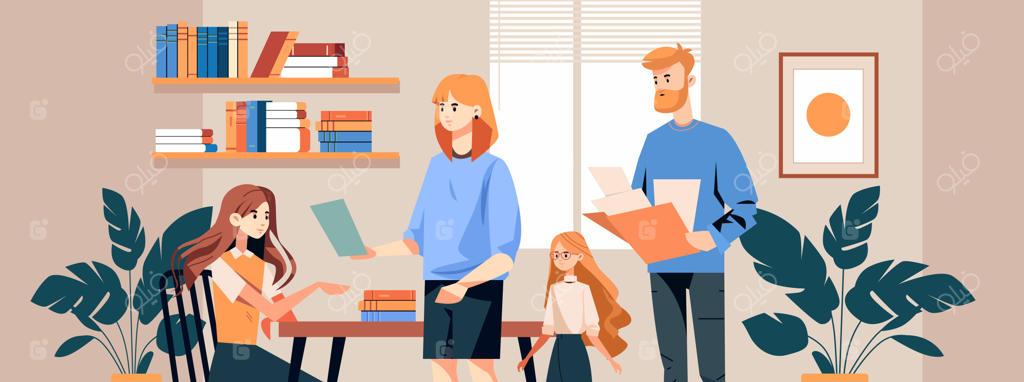 کمک والدین به فرزندان در انجام تکالیف؛ خانواده شاد و آموزش در خانه