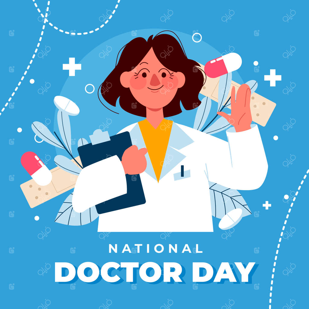 تصویر دستی پزشک با پوشش روپوش سفید