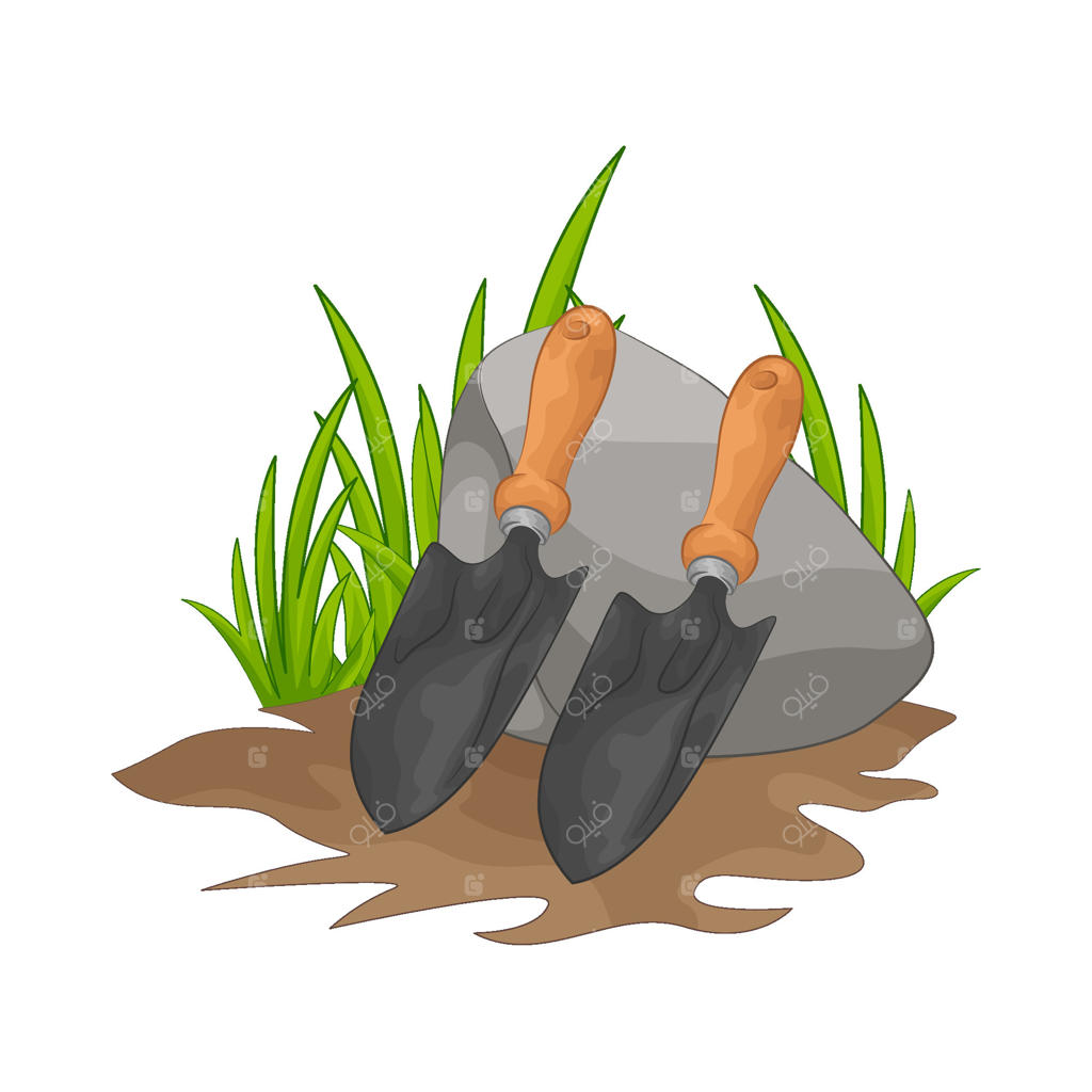 تصویر بیل باغبانی