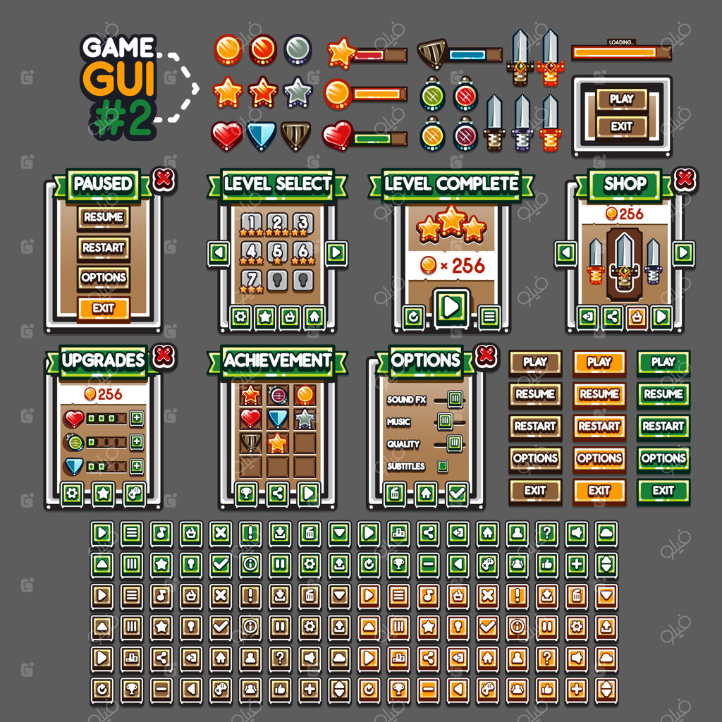 رابط کاربری بازی