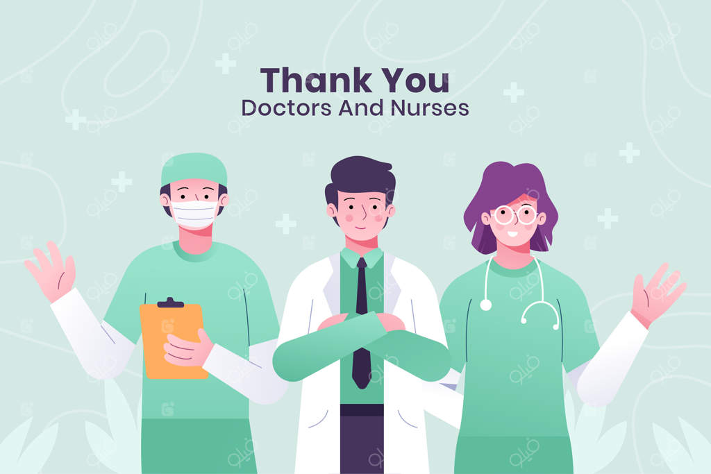 مفهوم سپاسگزاری از پزشکان و پرستاران