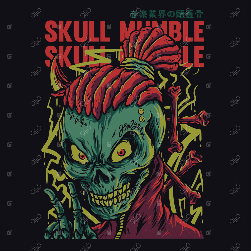 کارتون جمجمه: تصویرسازی خنده‌دار