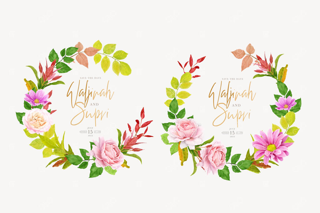 تاج گل تابستانی و پس‌زمینه گلدار