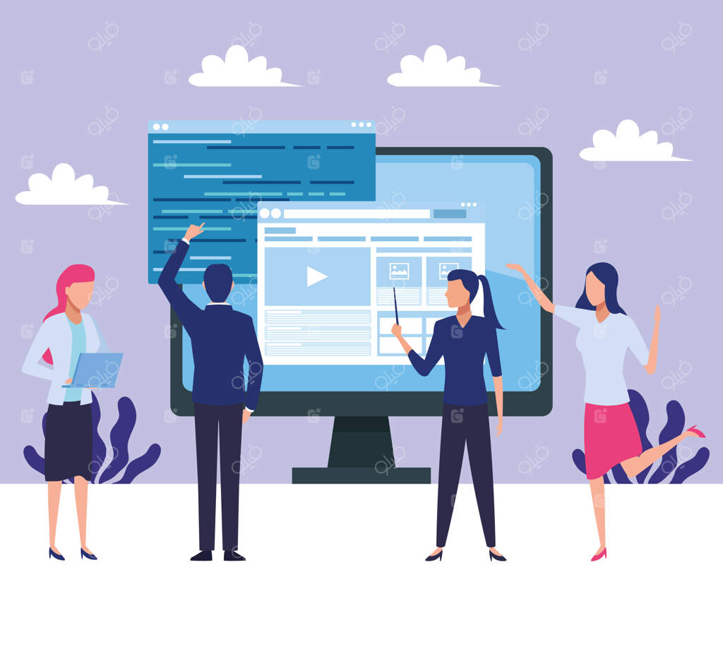 کارتون های همکاران تجاری