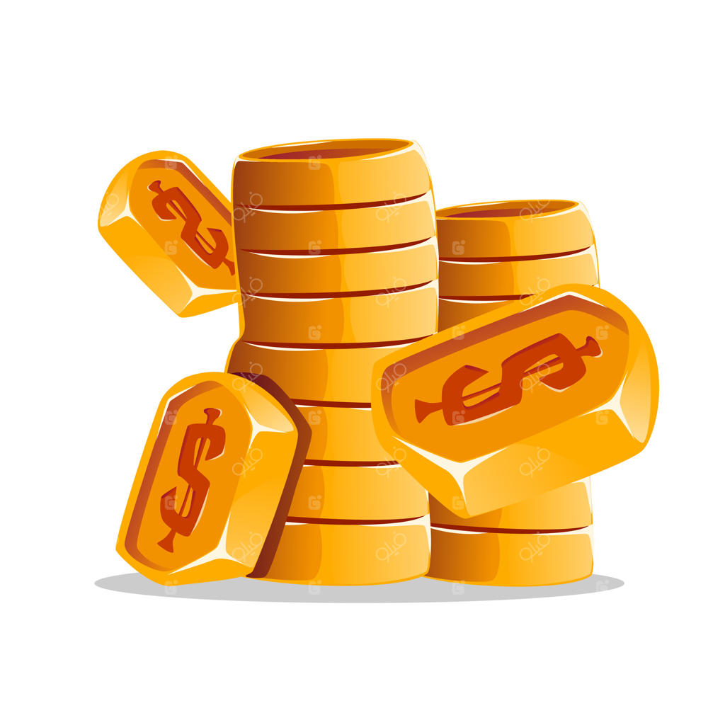 تصویر سکه‌های طلای دلار مجزا