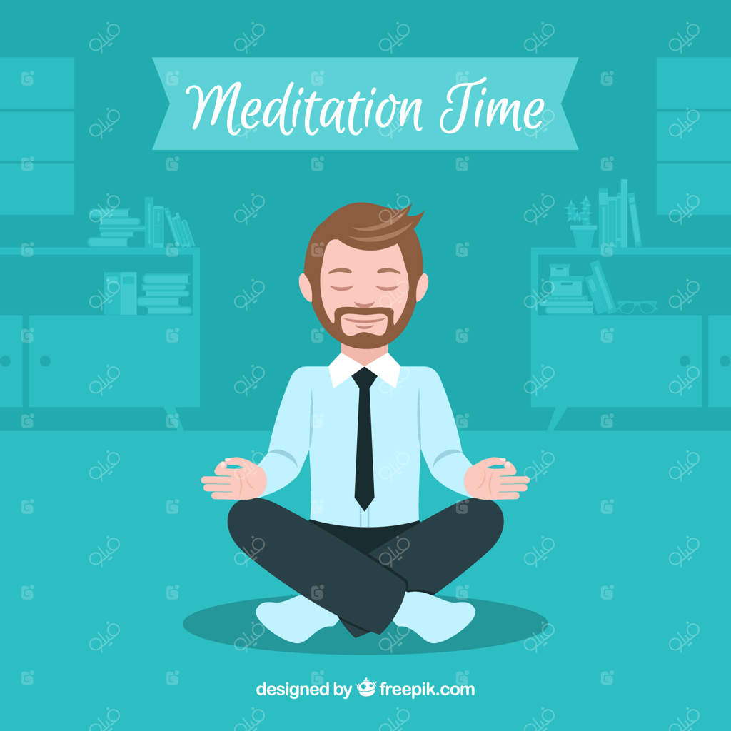 مفهوم مدیتیشن با یک تاجر