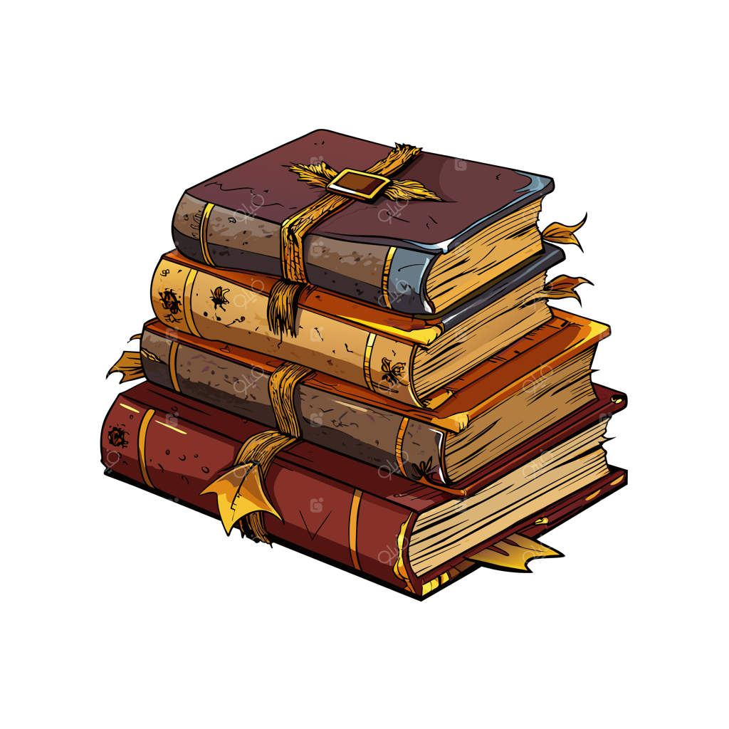 طرح مفهومی تصویرسازی وکتور از مجموعه کتاب‌ها