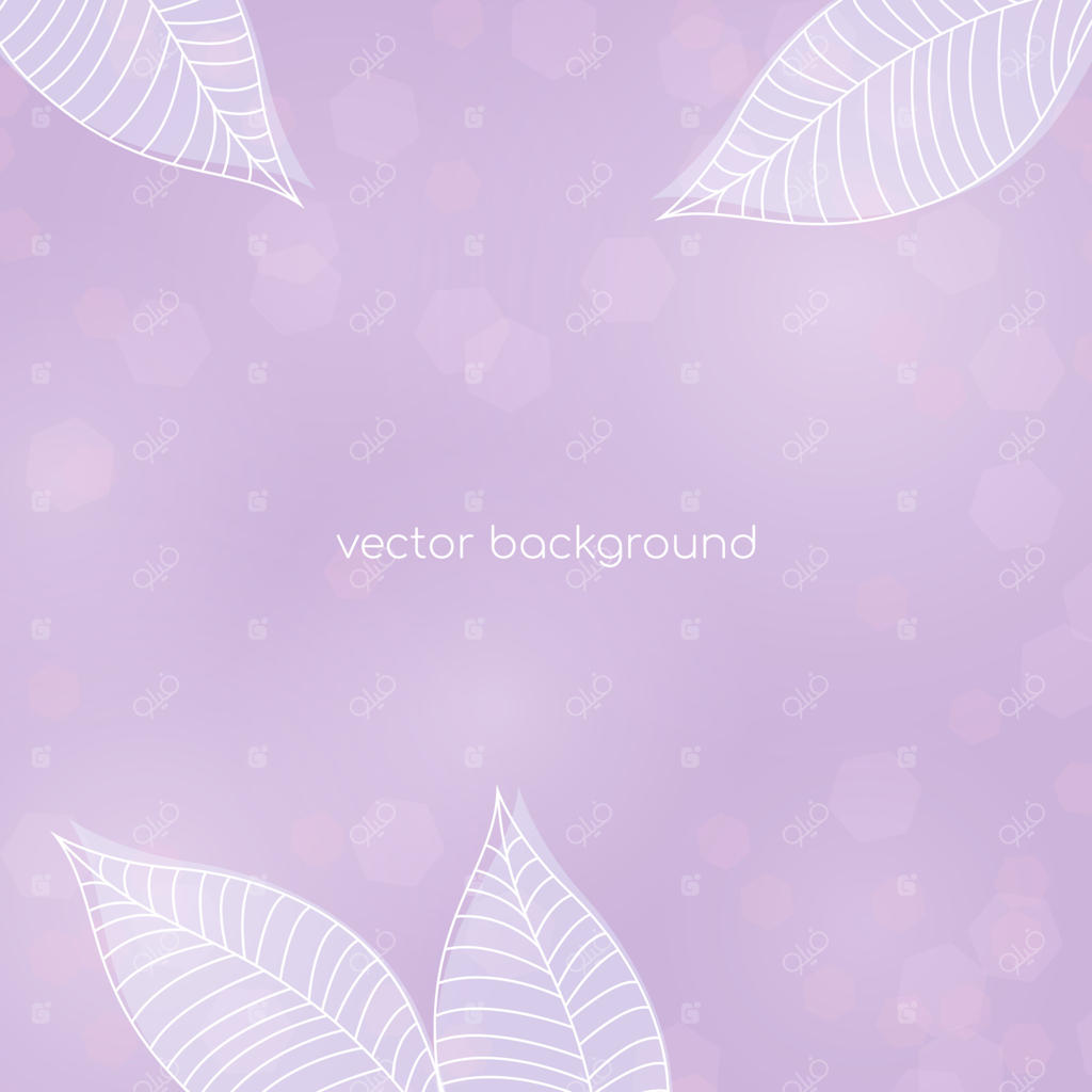 پس‌زمینه مات با برگ‌ها