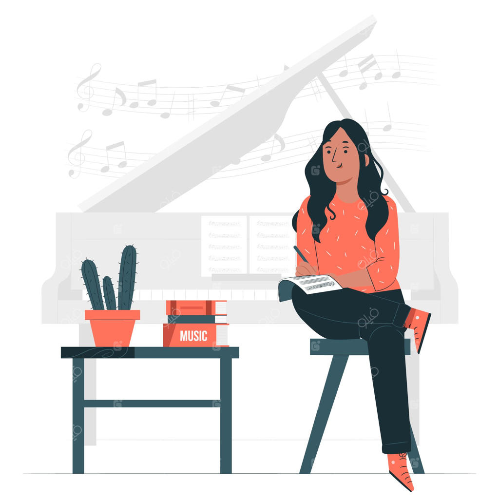 ایده‌پردازی تصویری از آهنگساز