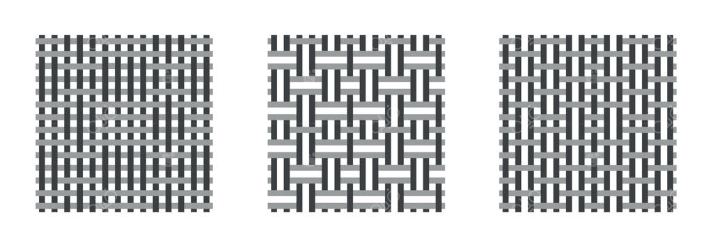 الگوی بافت: طرح هندسی تار و پود در هم تنیده برای طراحی نساجی، الگوی درهم بافتنی. بافت وکتوری ویژه‌ی پارچه