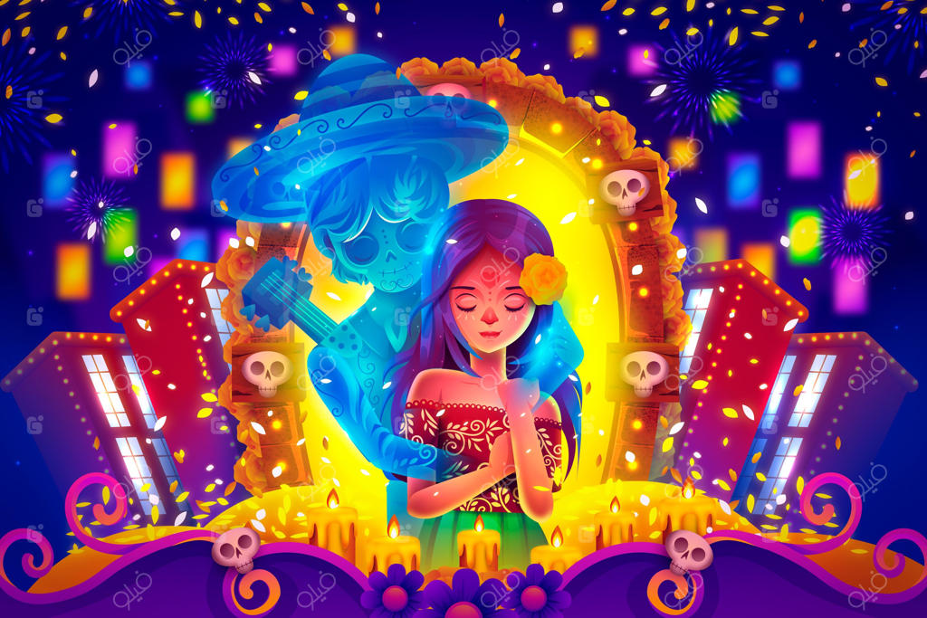 پس‌زمینه واقع‌گرایانه روز مردگان