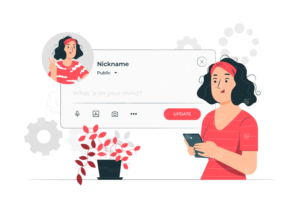 تصویر مفهومی به‌روزرسانی وضعیت