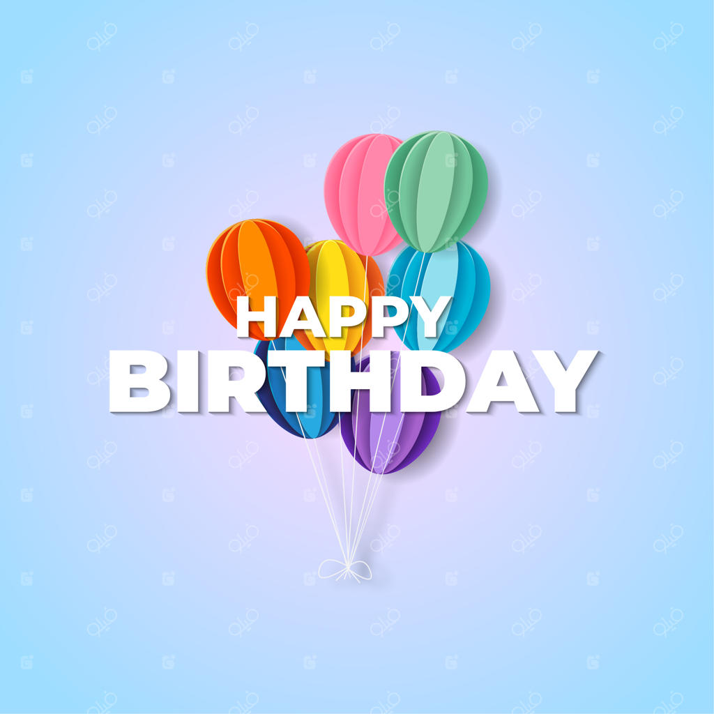 تولدت مبارک به سبک برش کاغذی