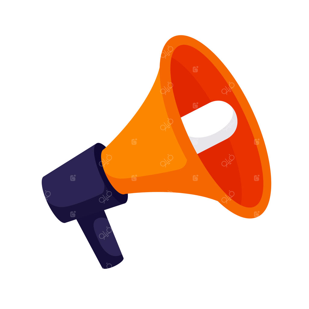 طرح وکتور و المان تصویرسازی بلندگو