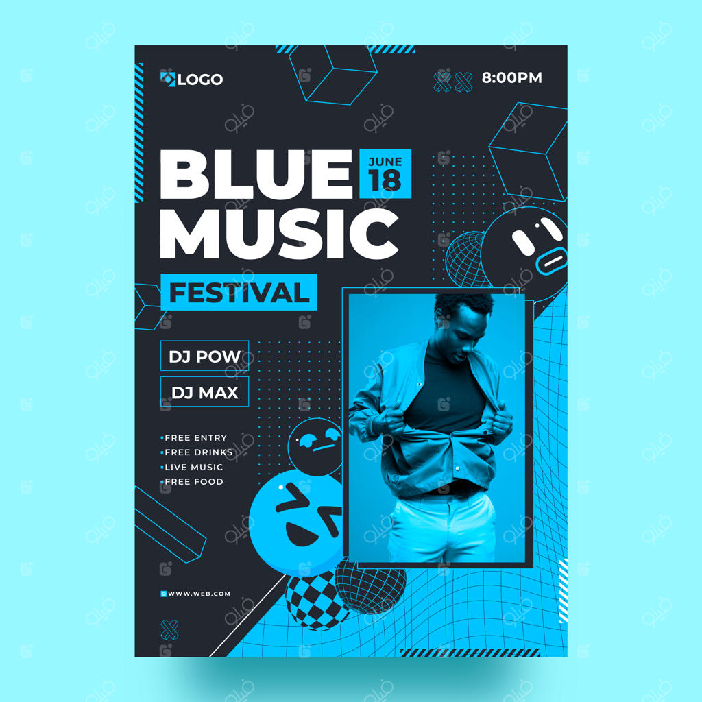 طراحی پوستر جشنواره موسیقی