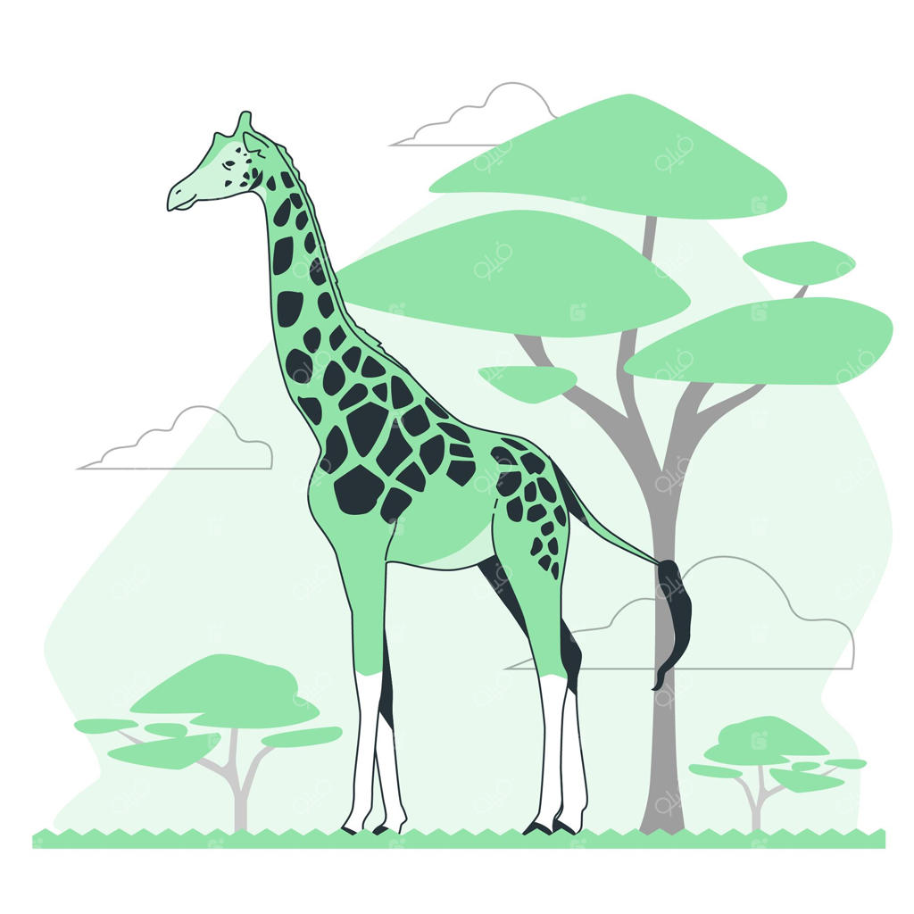 تصویرسازی مفهومی زرافه