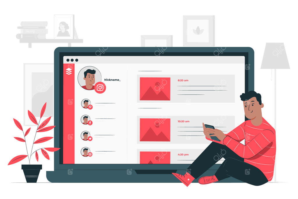 تصویری مفهومی از بافر