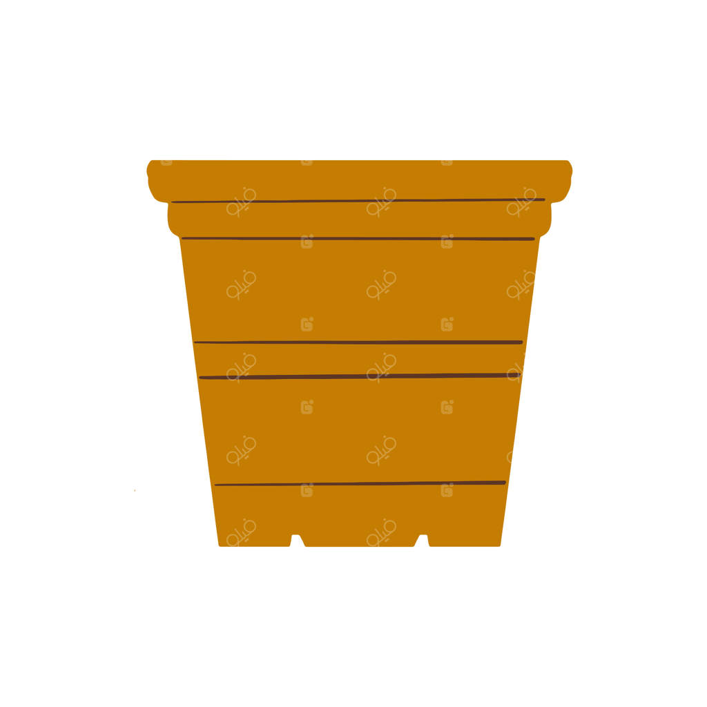 تصویرسازی باغ گلدان‌های سرامیکی دست‌ساز با گیاهان زنده و جزئیات دقیق، مناسب برای طرح‌های الهام‌گرفته از طبیعت و گیاه‌شناسی.