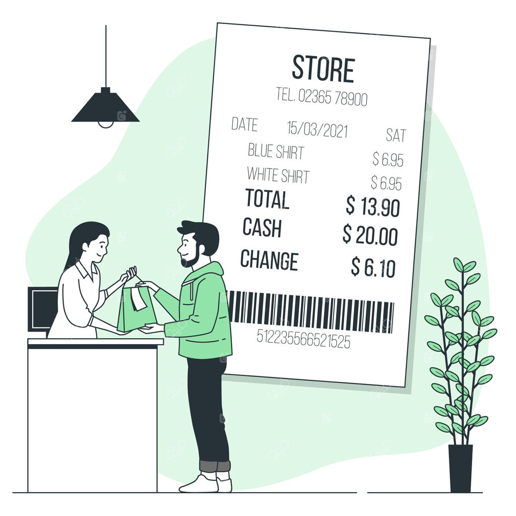 تصویر مفهومی رسید